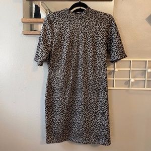 Tribal Femme Leopard Print Dress Medium